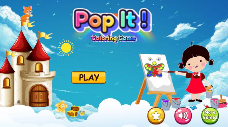 Pop It Fun Coloring Game ဖန်သားပြင်ဓာတ်ပုံ 2