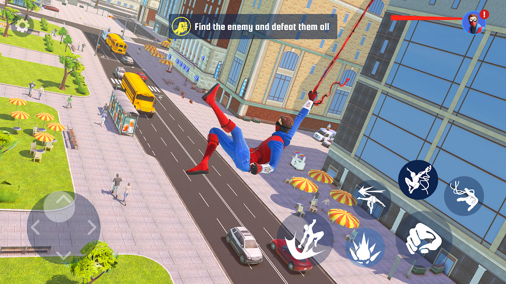 Spider Fighting: Hero Game ဖန်သားပြင်ဓာတ်ပုံ 1