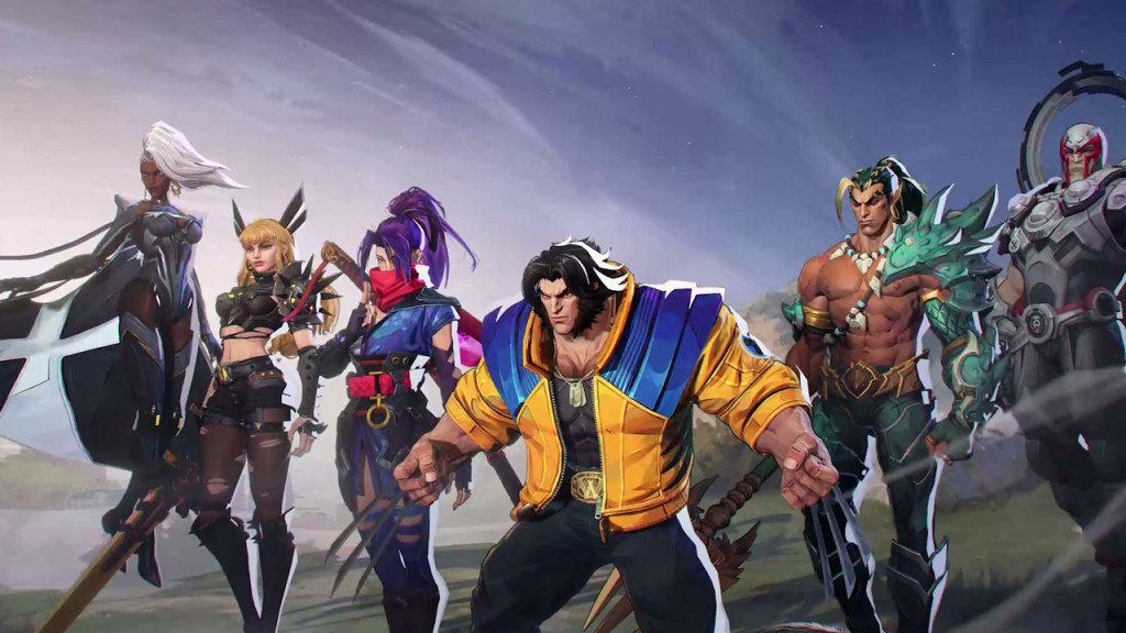 Marvel Rivals characters poised for battle, Wolverine central.  Image relates to early access to Season 1.