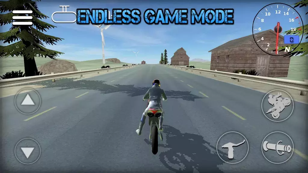 Wheelie Bike 3D game ဖန်သားပြင်ဓာတ်ပုံ 2