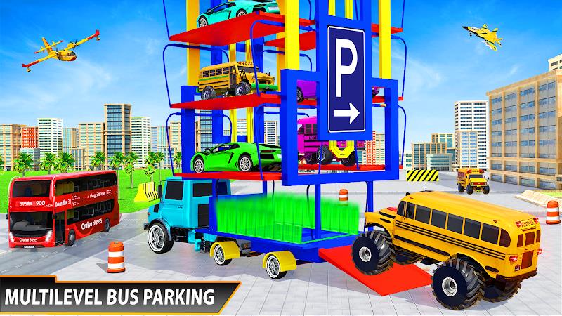 City School Bus Driving Sim 3D Captura de tela 0