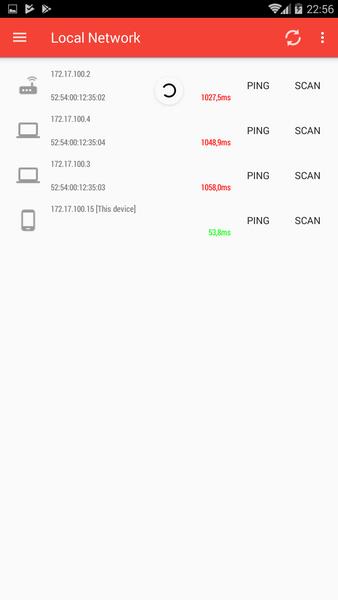 PortDroid Network Analysis Скриншот 1