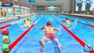 Aqua swimming pool racing 3D 螢幕截圖 2