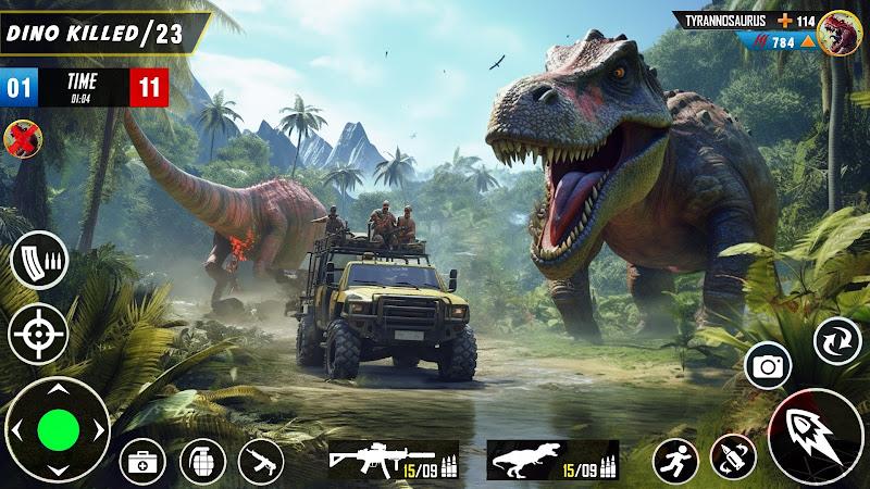 Wild Dinosaur Hunting Game Ảnh chụp màn hình 0