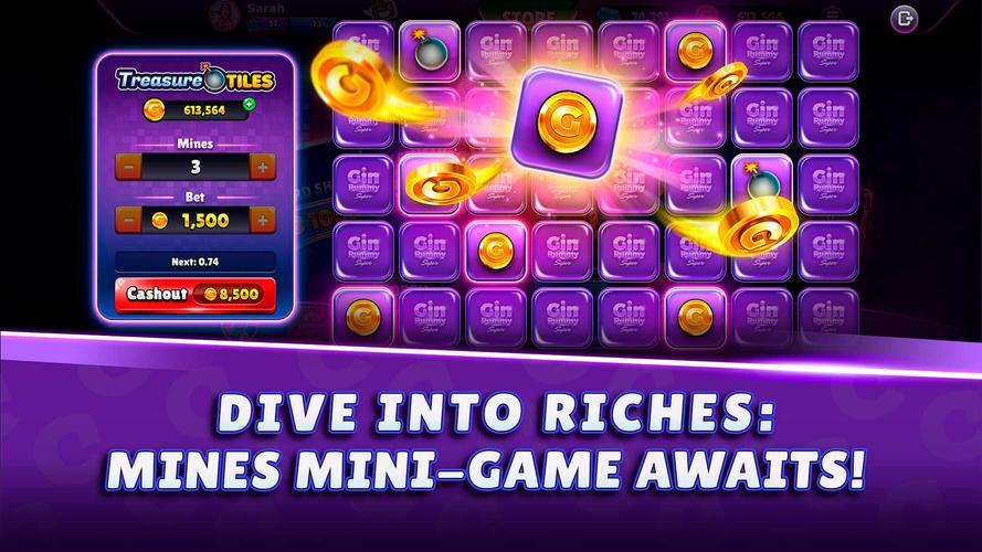 Gin Rummy Super - Card Game スクリーンショット 1