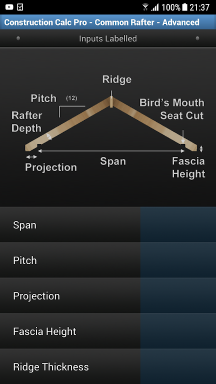 Schermata Construction Calc Pro Mod 3