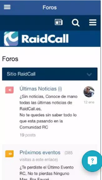 RaidCall Zrzut ekranu 1