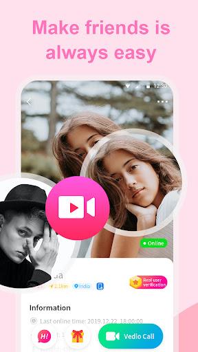 Pink – chat and call 螢幕截圖 2