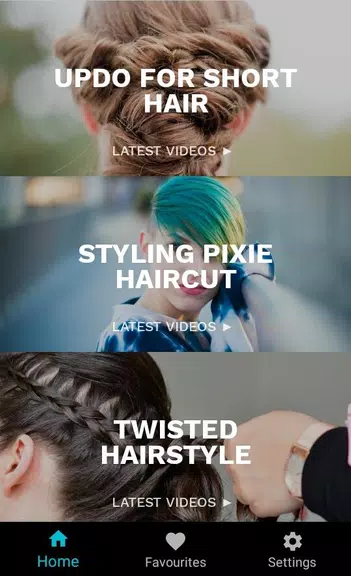 Short Hairstyles for Your Face 螢幕截圖 1