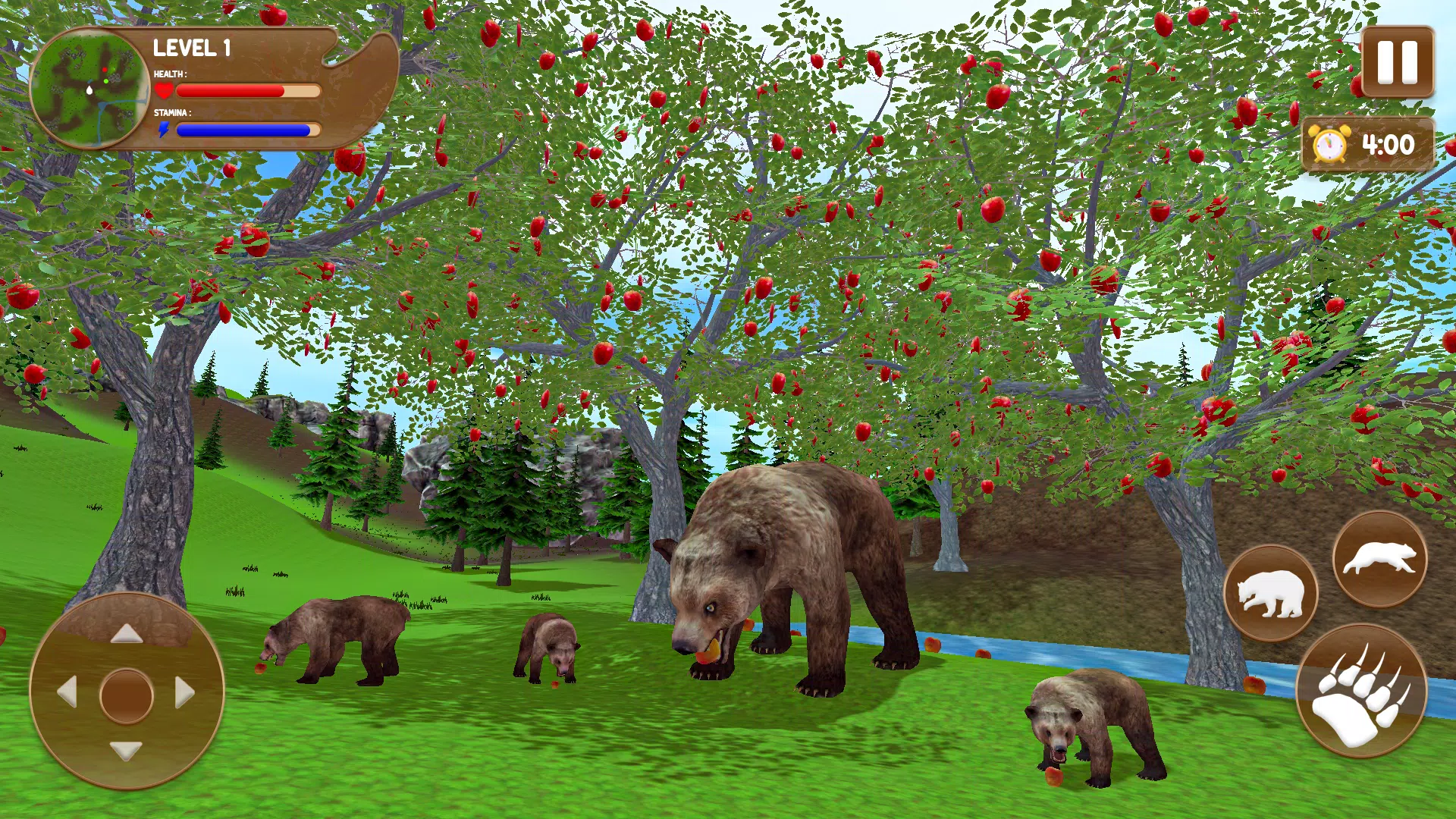 Bear Games: Bear Simulator 3D स्क्रीनशॉट 3