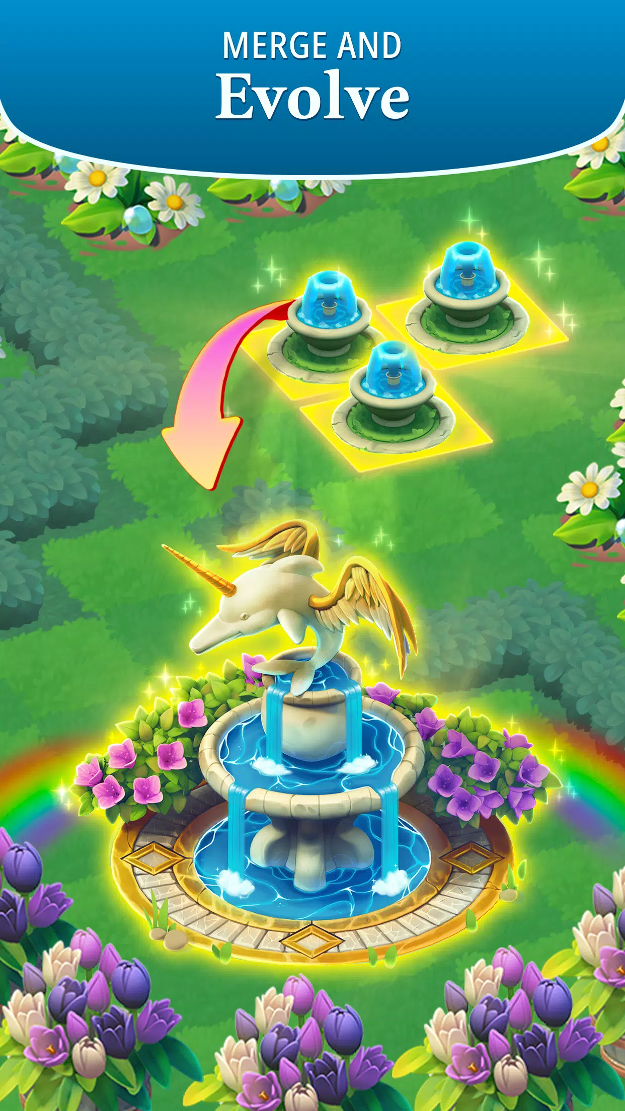 Merge Gardens スクリーンショット 2