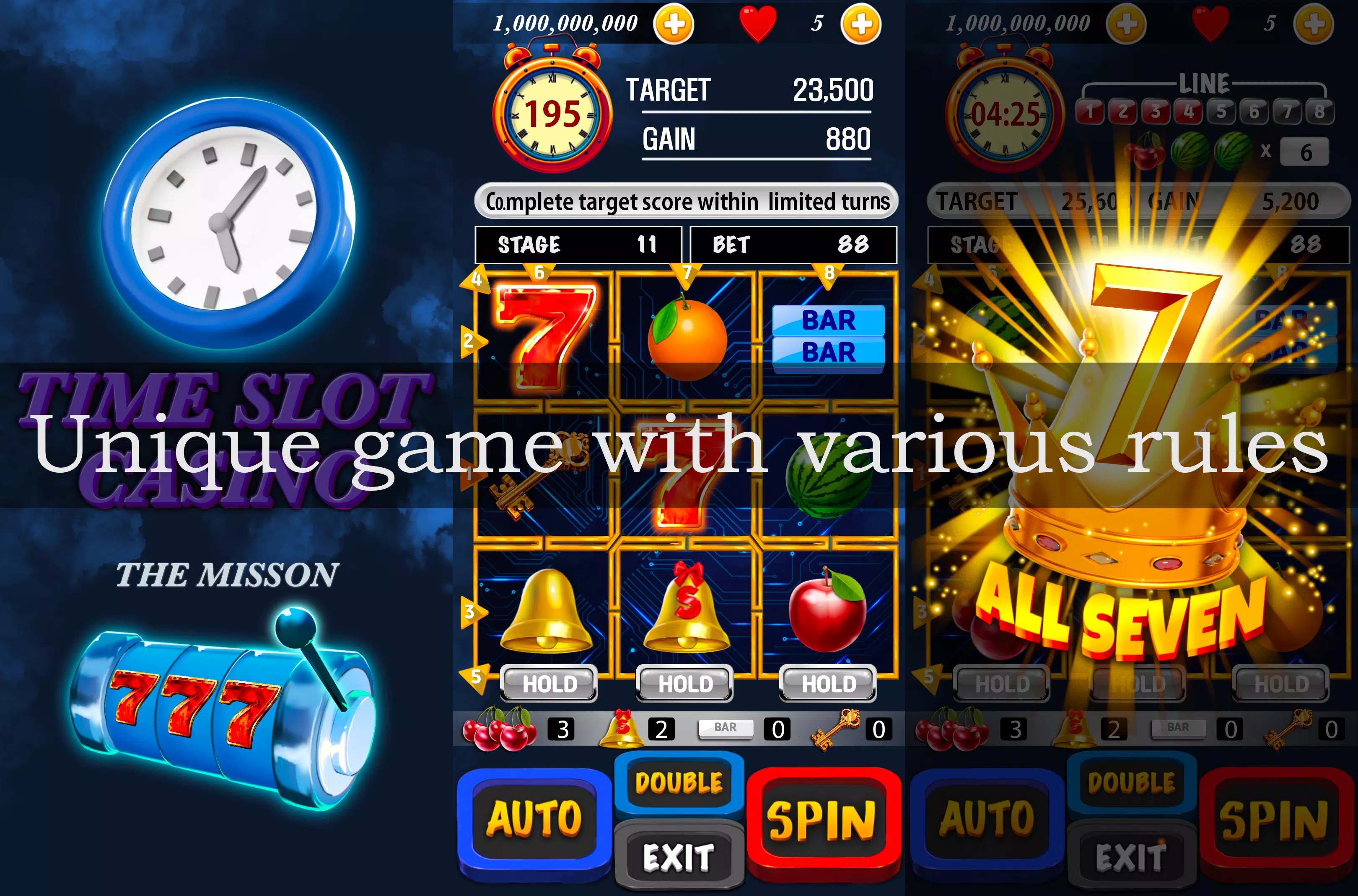 Time slot Casino : The Mission স্ক্রিনশট 0