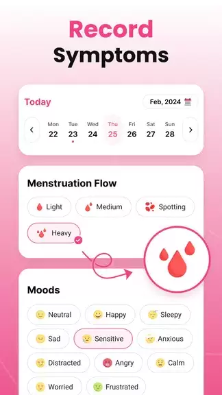 Period Tracker Ovulation Cycle Tangkapan skrin 2