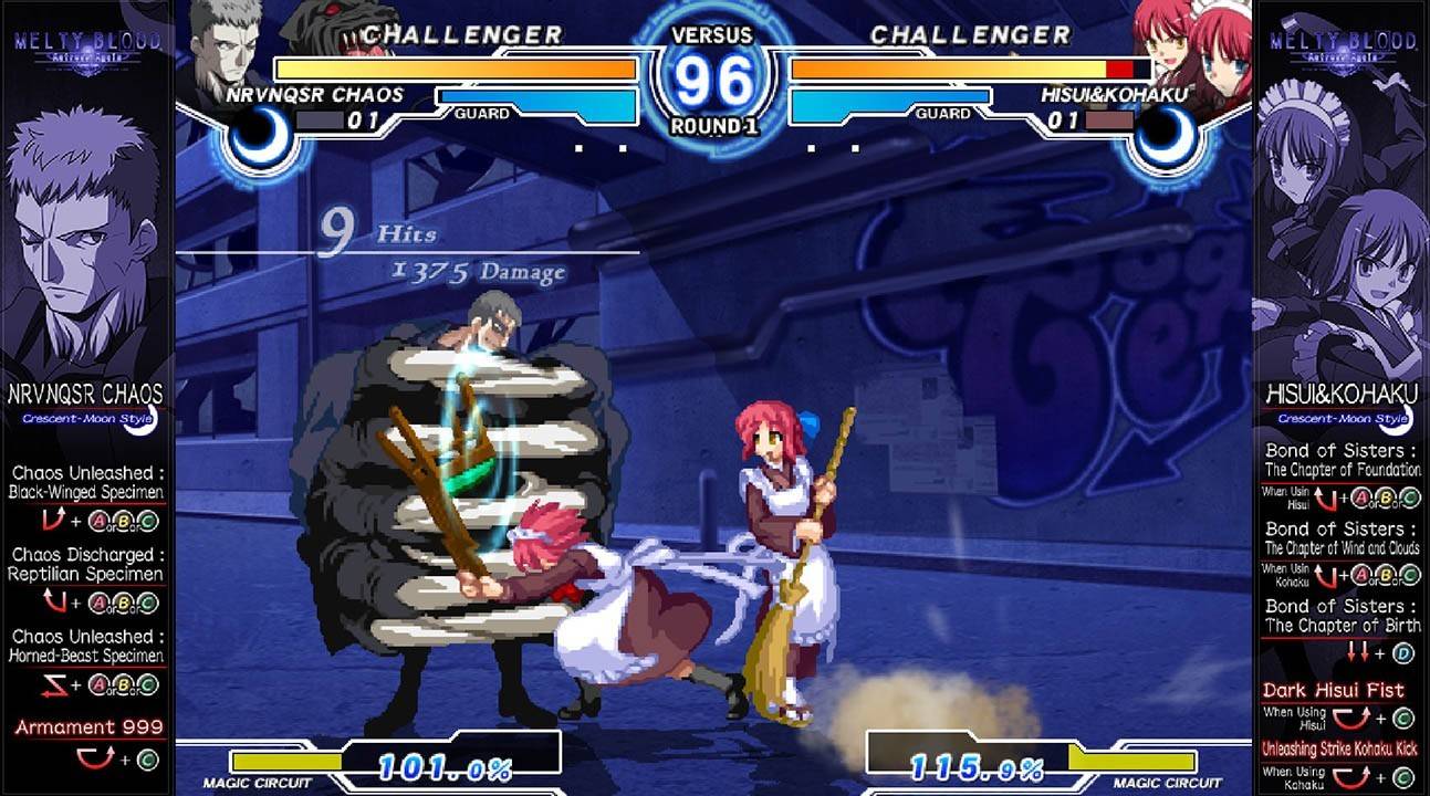 Melty Blood oyuncusu tekrar güncel kod