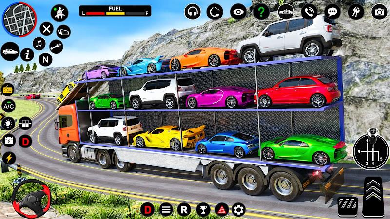 Car Transport Truck Games Schermafbeelding 1