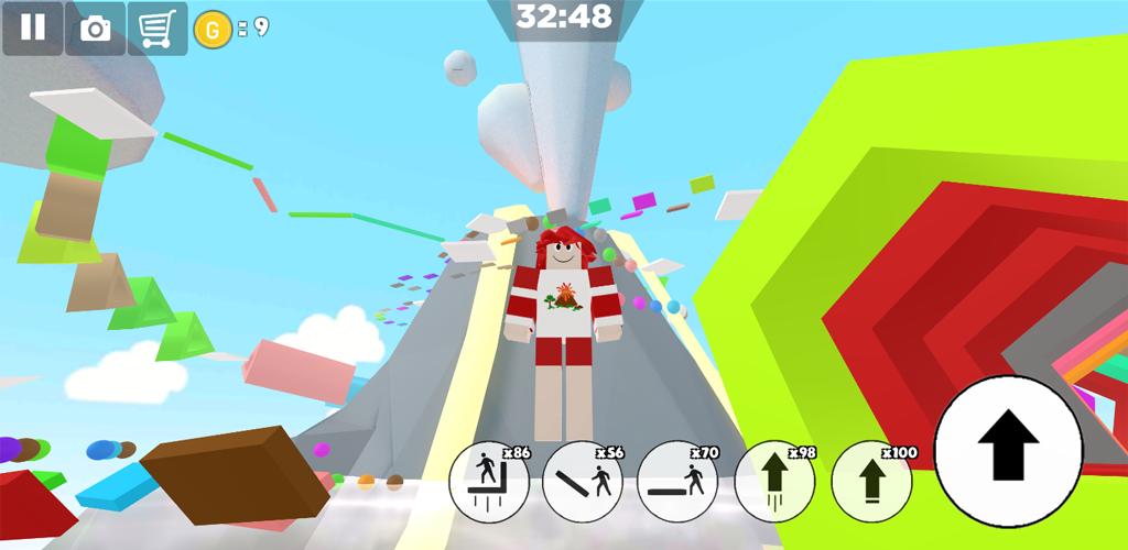 Parkour escape Volcano Lava ภาพหน้าจอ 2