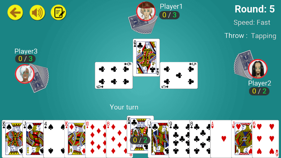Call break : Offline Card Game Captura de tela 0