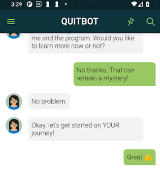 Schermata QuitBot 0
