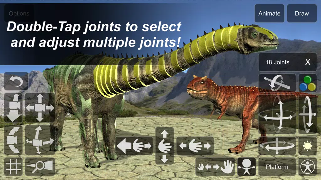 Dinosaur Mannequins ဖန်သားပြင်ဓာတ်ပုံ 0