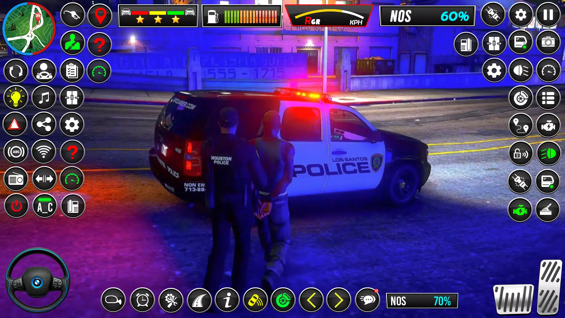 US Police Car Chase Car Game 螢幕截圖 3