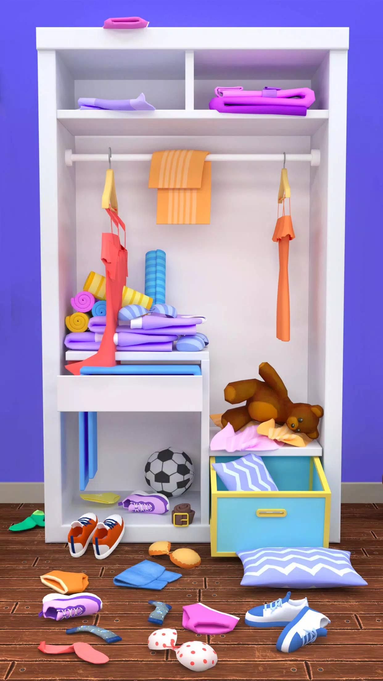 Fill the Closet: Organize Game Schermafbeelding 0