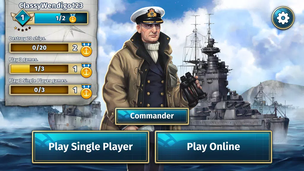 BATTLESHIP - Multiplayer Game Ảnh chụp màn hình 1