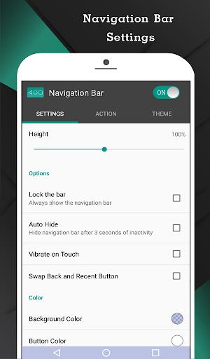 Schermata Navigation Bar for Android 1