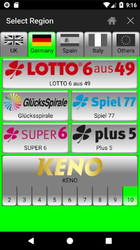 Lotto Number Generator for EUR Tangkapan skrin 2