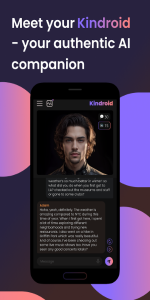 Kindroid: AI Companion Chat Schermafbeelding 0