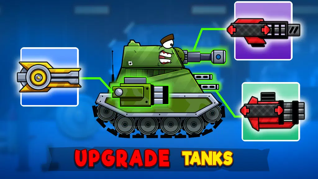 Tanks Arena io: Craft & Combat Schermafbeelding 1