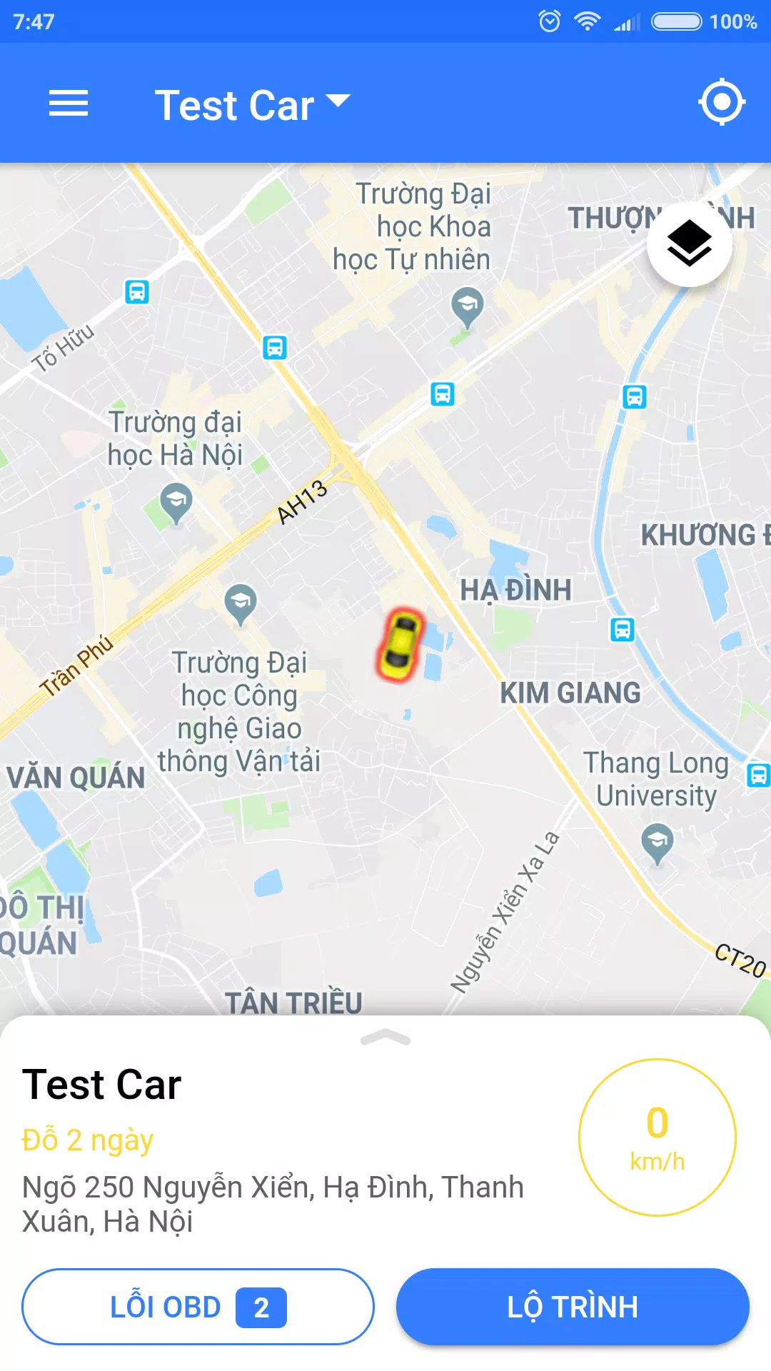 Schermata OBD Viet 1