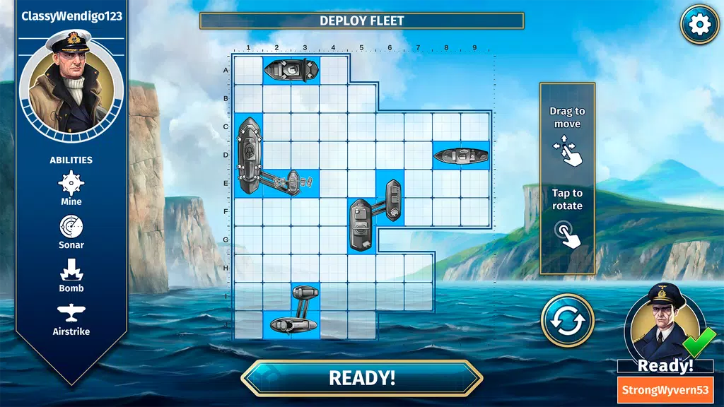 BATTLESHIP - Multiplayer Game Schermafbeelding 2