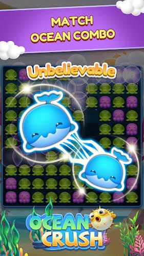 Ocean Crush-Matching Games Screenshot 0