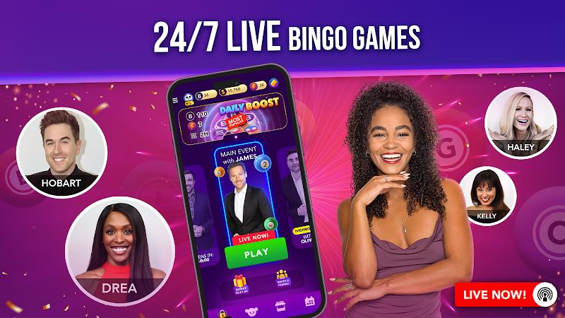 Live Play Bingo: Real Hosts Screenshot 2