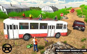 Bus Simulator Coach Drive Game Captura de pantalla 2