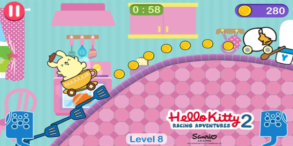 Hello Kitty games - car game Captura de tela 0