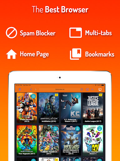Schermata Cast Web Videos to TV - iWebTV 3
