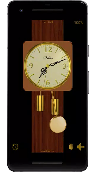 Modern Pendulum Wall Clock ဖန်သားပြင်ဓာတ်ပုံ 1