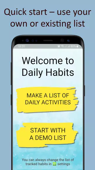 Daily activities tracker Tangkapan skrin 1