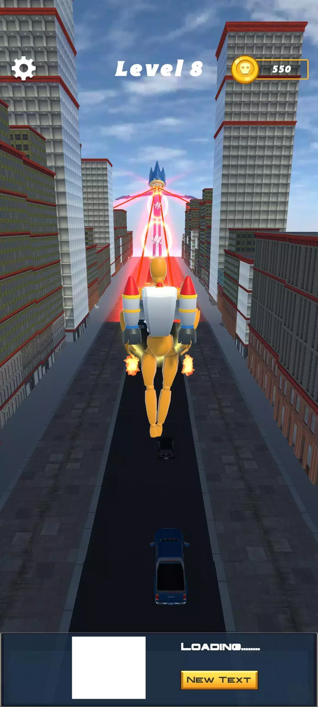 Jetpack Ragdoll: Fly Adventure ဖန်သားပြင်ဓာတ်ပုံ 1