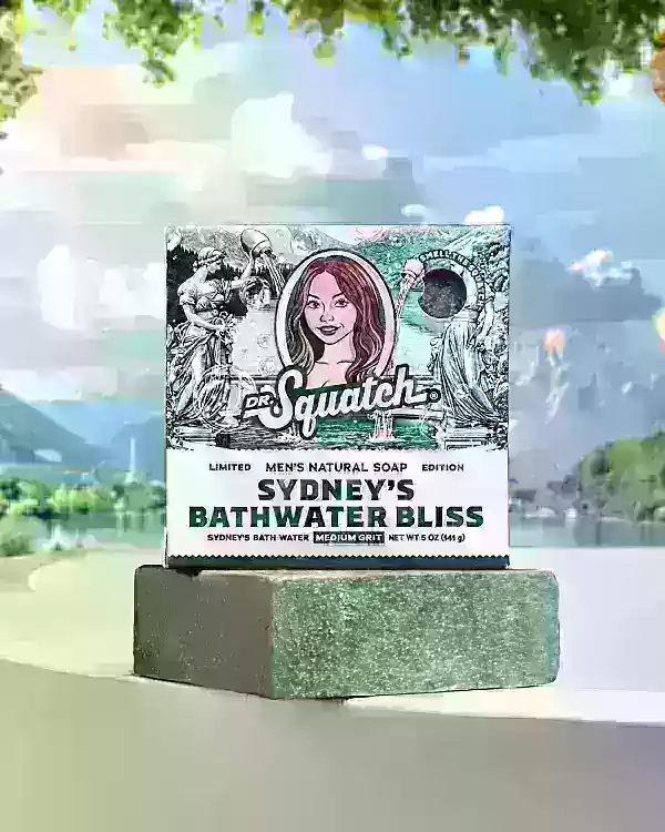 Sydney's Bathwater Bliss limited edition soap packaging