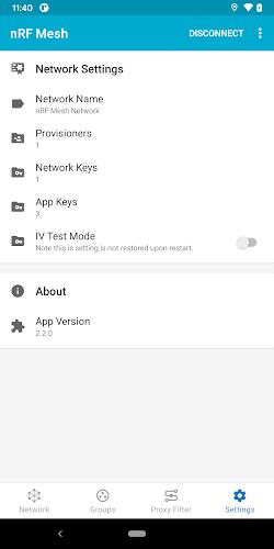 nRF Mesh 螢幕截圖 2