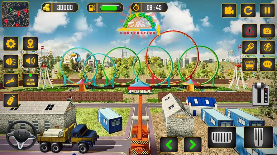 Roller Coaster Builder Game ภาพหน้าจอ 1