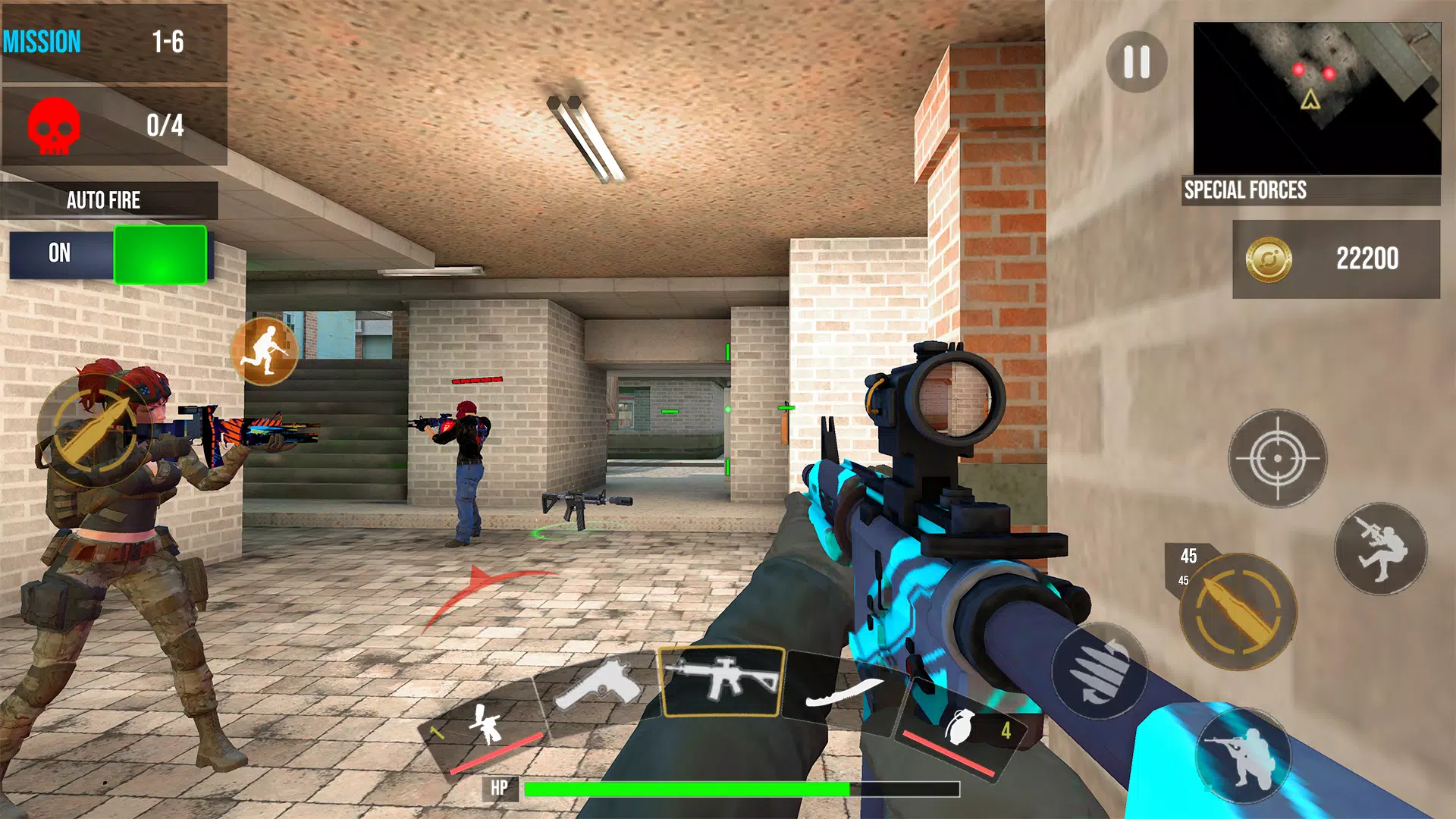 FPS Commando Strike 3D Ảnh chụp màn hình 1