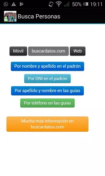 Buscar personas Screenshot 1