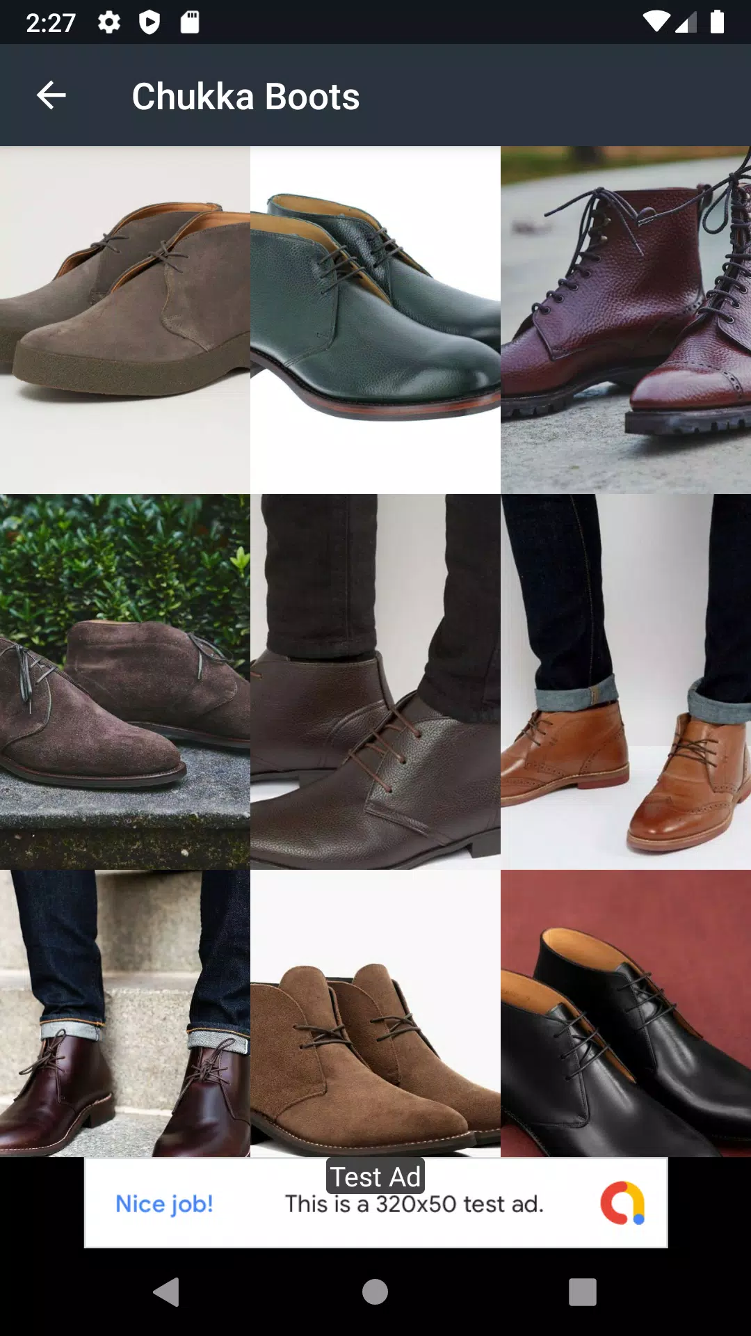 Chukka Boots Ideas Captura de tela 1