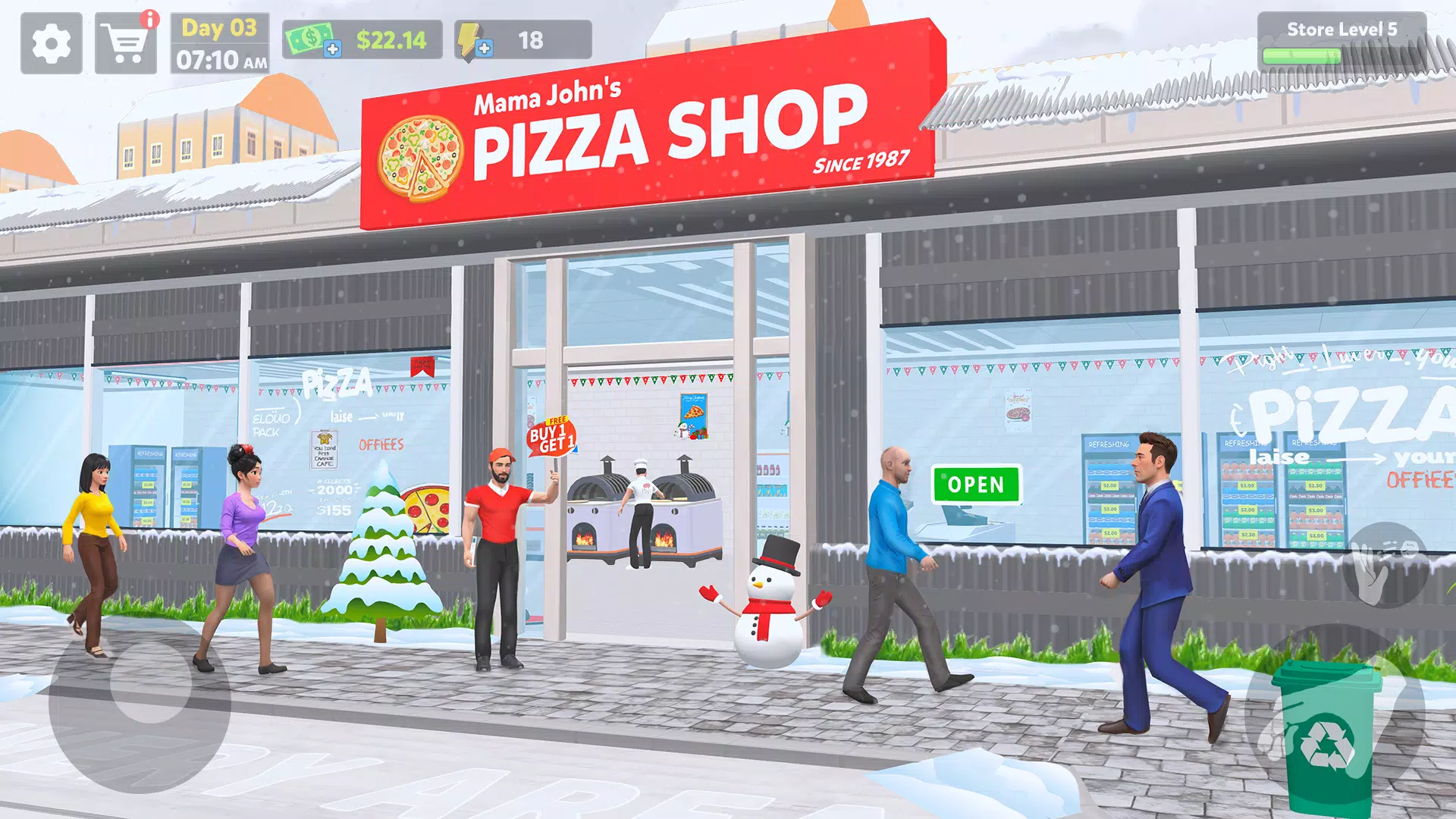 Pizza Shop Simulator 3D স্ক্রিনশট 0