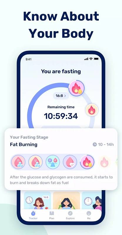 GoFasting Intermittent Fasting Tangkapan skrin 3