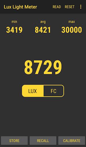 Lux Light Meter Pro 螢幕截圖 0