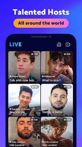 Blued: Gay Live Chat & Dating ဖန်သားပြင်ဓာတ်ပုံ 0